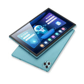 Y22 10.1 inch Smart Learning Tablet PC Combo Set, 4GB+32GB, Android 10 MTK6755 Octa Core, 4G Network, with Leather Case + Keyboard, US Plug (Light Green), 4GB+32GB Combo Set